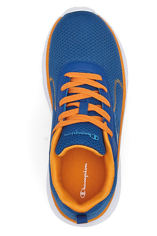 Blaue und orangefarbene Turnschuhe mit sportlicher Sohle Champion Hro Jb Gs Low Cut