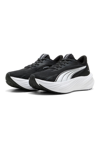 Schwarze Laufschuhe mit Profoam-Dämpfung und atmungsaktivem Mesh Puma Maxima Pro