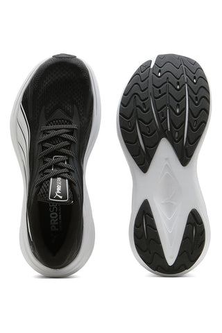 Schwarze Laufschuhe mit Profoam-Dämpfung und atmungsaktivem Mesh Puma Maxima Pro