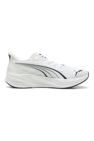 Weiße Laufschuhe aus Mesh mit farbverlaufender Sohle und Profoam-Dämpfung Puma Darter Pro 2