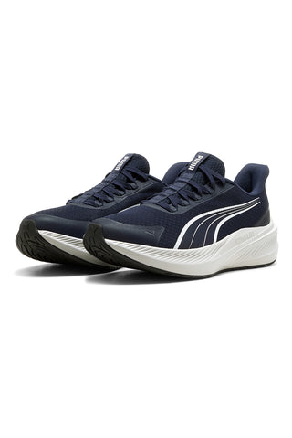 Navyblaue Laufschuhe mit Sliptech-Technologie und Mesh-Obermaterial Puma Dasher Lite SlipTech