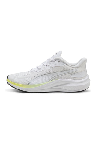 Scarpe da running bianche in mesh Puma Skyrocket Lite 2