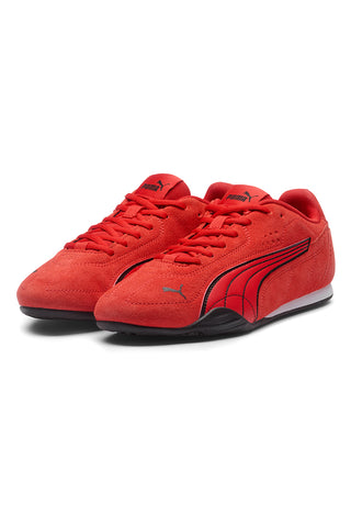 Rote Sneakers aus Wildleder Puma Catch SD
