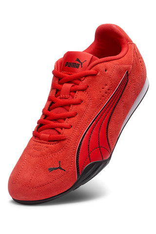 Rote Sneakers aus Wildleder Puma Catch SD