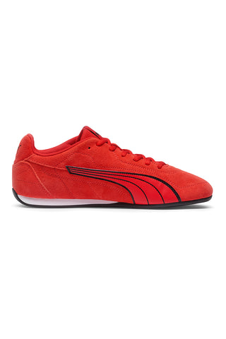 Rote Sneakers aus Wildleder Puma Catch SD
