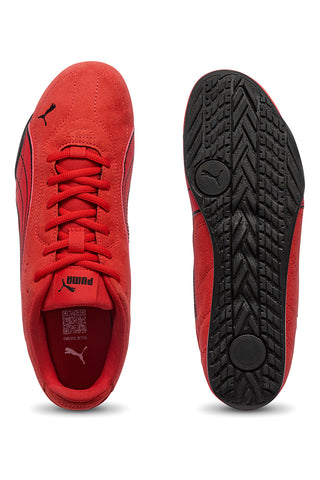 Rote Sneakers aus Wildleder Puma Catch SD