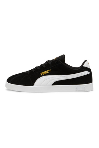 Sneakers nere in suede con logo oro Puma Club II