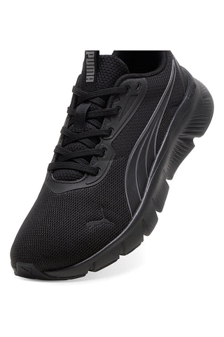 Leichte, komplett schwarze Laufschuhe Puma FlexFocus Lite Modern