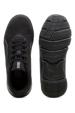Leichte, komplett schwarze Laufschuhe Puma FlexFocus Lite Modern