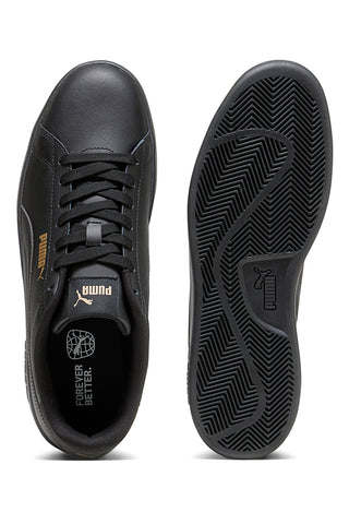 Schwarze Komfort-Sneakers aus Leder Puma Smash 3.0 L