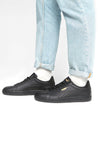 Schwarze Komfort-Sneakers aus Leder Puma Smash 3.0 L