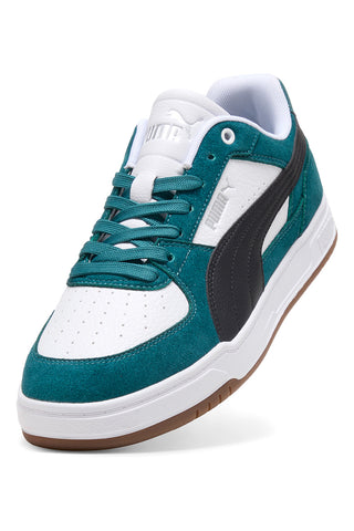 Sneakers grün weiß schwarz Details Wildleder Puma Caven III OG
