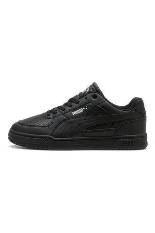 Weiße, schwarze und silberne Sneakers Puma Caven III