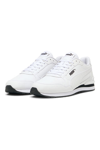 Weiße Ledersneakers Puma ST Runner v4 L