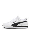 Scarpe sportive bianche in pelle con dettagli neri Puma ST Runner v4 L
