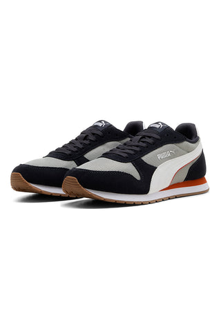 Blaue und graue Sneakers aus Mesh mit Wildlederdetails Puma ST Miler
