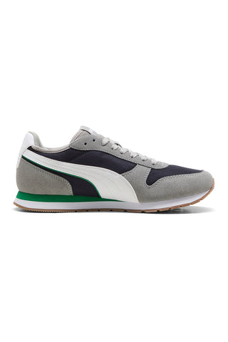 Graue und marineblaue Sneakers aus Mesh mit Wildlederdetails Puma ST Miler