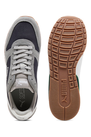 Graue und marineblaue Sneakers aus Mesh mit Wildlederdetails Puma ST Miler