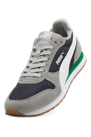 Graue und marineblaue Sneakers aus Mesh mit Wildlederdetails Puma ST Miler