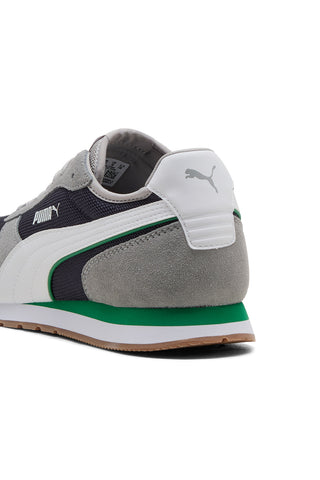 Graue und marineblaue Sneakers aus Mesh mit Wildlederdetails Puma ST Miler