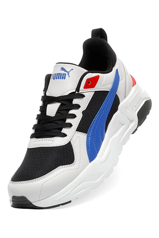 Puma Trinity 2 LT schwarz und blau weiß Mesh Turnschuhe