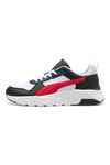 Puma Trinity 2 LT schwarz und rot weiß Mesh Turnschuhe