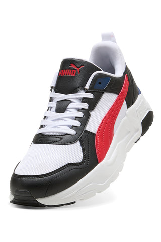 Puma Trinity 2 LT schwarz und rot weiß Mesh Turnschuhe
