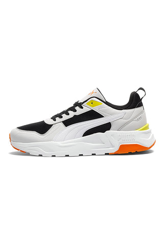 Puma Trinity 2 LT weiß schwarz und orange Mesh Turnschuhe