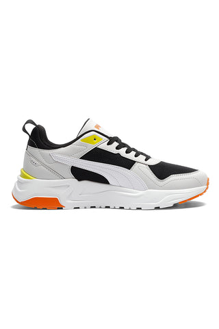 Puma Trinity 2 LT weiß schwarz und orange Mesh Turnschuhe