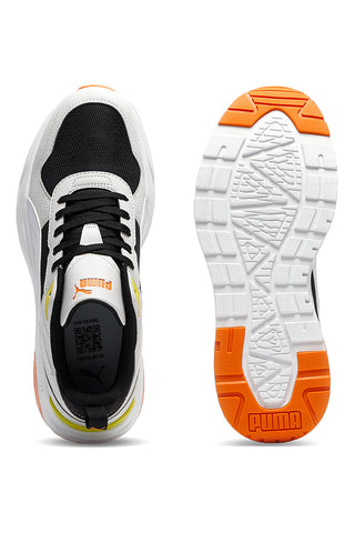 Puma Trinity 2 LT weiß schwarz und orange Mesh Turnschuhe