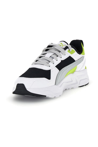 Weiß grau und schwarz Mesh Turnschuhe Puma Trinity 2 LT Jr