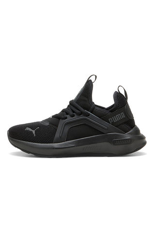 Schwarz gepolsterte Turnschuhe Puma Softride Enzo 5 Jr
