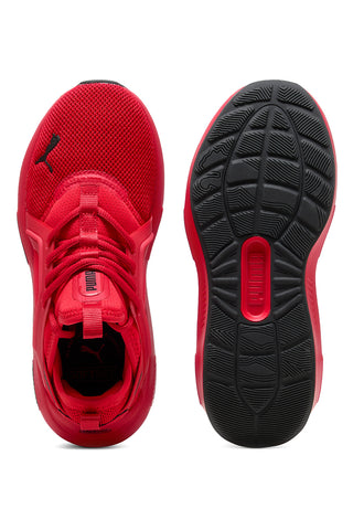 Rote gepolsterte Turnschuhe Puma Softride Enzo 5 Jr