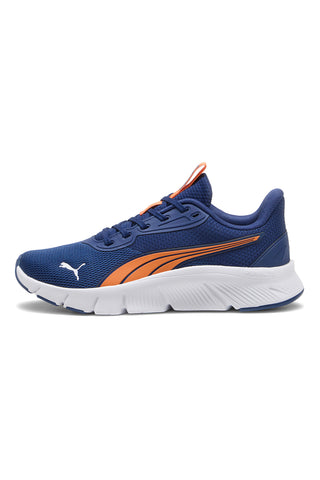 Sneakers blu e arancioni running leggere Puma Flexfocus Lite Modern Jr