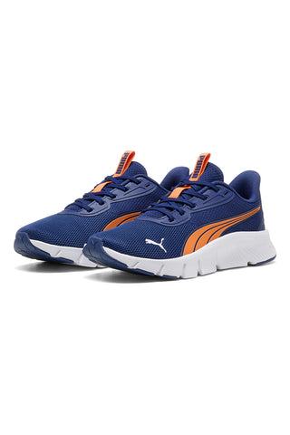Sneakers blu e arancioni running leggere Puma Flexfocus Lite Modern Jr