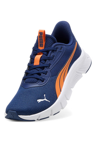 Sneakers blu e arancioni running leggere Puma Flexfocus Lite Modern Jr