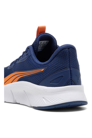 Sneakers blu e arancioni running leggere Puma Flexfocus Lite Modern Jr