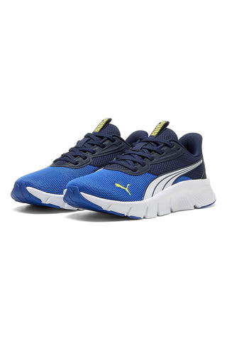 Sneakers blu e gialle running leggere Puma Flexfocus Lite Modern Jr