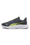 Graue und grüne leichte Laufschuhe Puma Flexfocus Lite Modern Jr