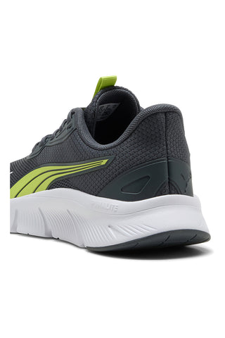 Graue und grüne leichte Laufschuhe Puma Flexfocus Lite Modern Jr