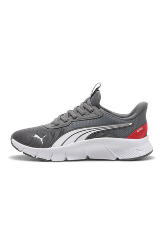 Sneakers grigie e bianche slip on in mesh Puma Flexfocus Lite SLIPTECH Jr