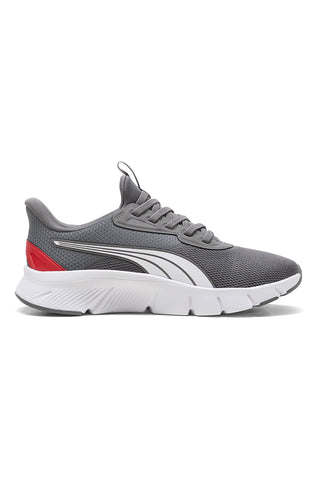 Graue und weiße Mesh-Slipper Puma Flexfocus Lite SLIPTECH Jr
