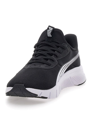 Puma Flexfocus Lite SLIPTECH Jr Schwarz-Weiß Slip-on Mesh Turnschuhe