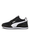 Schwarz und weiß Mesh Turnschuhe Puma ST Runner v4 Mesh Jr