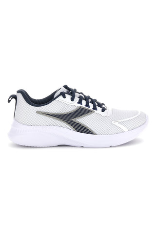 Diadora Robin 7 weiß blau atmungsaktive gepolsterte Laufschuhe