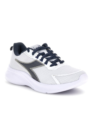 Diadora Robin 7 weiß blau atmungsaktive gepolsterte Laufschuhe