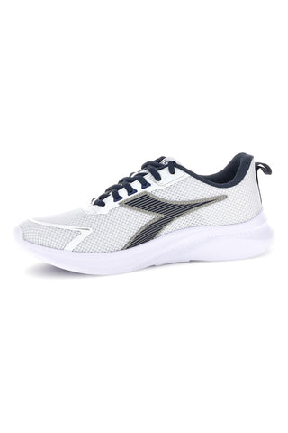 Diadora Robin 7 weiß blau atmungsaktive gepolsterte Laufschuhe