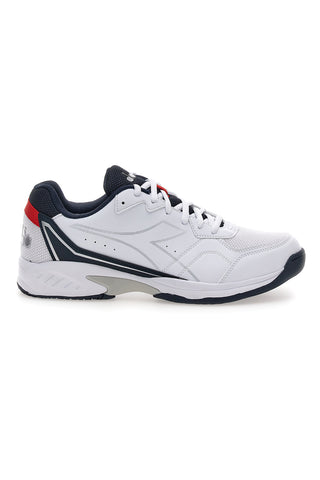 Diadora Volee 7 blau und weiß Turnschuhe