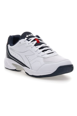 Diadora Volee 7 blau und weiß Turnschuhe