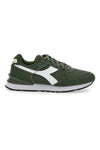 Grüne Turnschuhe mit weißen DD Comfort Details Diadora Fenice